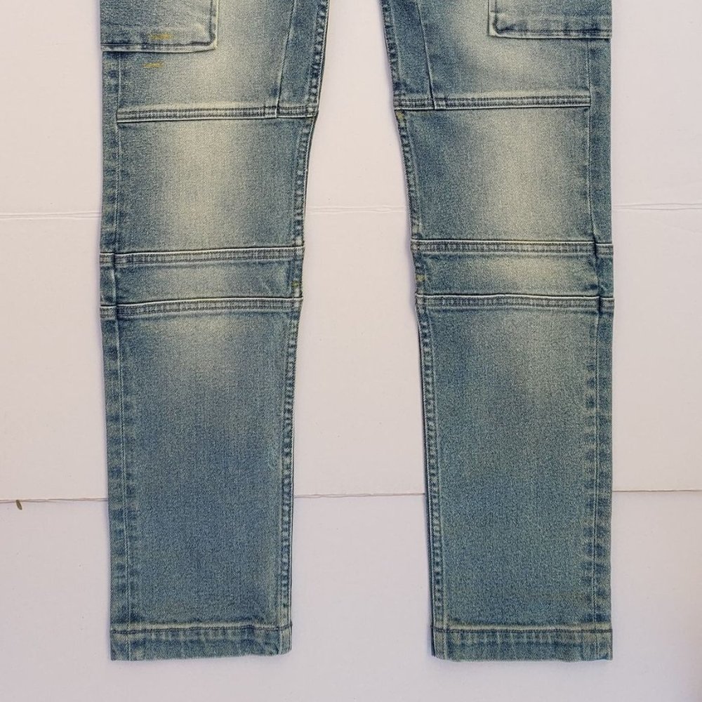 New GUESS Men's Slim Tapered Zip Cargo Jeans sz 32 - Picture 4 of 9